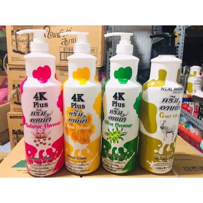 Sữa tắm 4k plus thái lan 1150ML