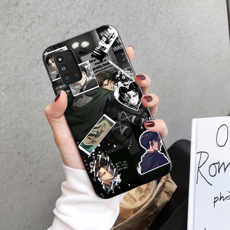 Ốp Điện Thoại Silicon Mềm Hình Levi Ackermann Attack On Titan Cho Realme Narzo 30 30A 20 Pro C21 C25 C21Y C25Y XT X2 X Lite EDC66