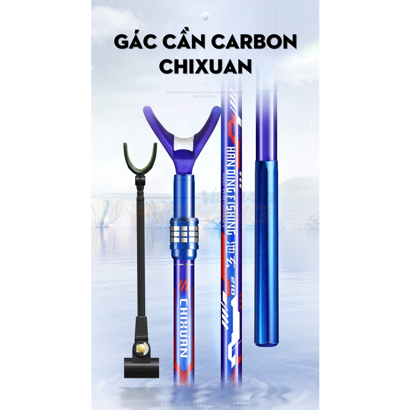 Gác Cần Carbon Handing Chi xuân - Hàng Chính Hãng