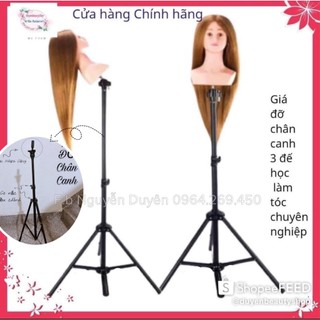 Chân Canh -Giá đỡ Đế 3 chân manocanh giữ đầu canh học làm tóc di chuyển tiện dụng