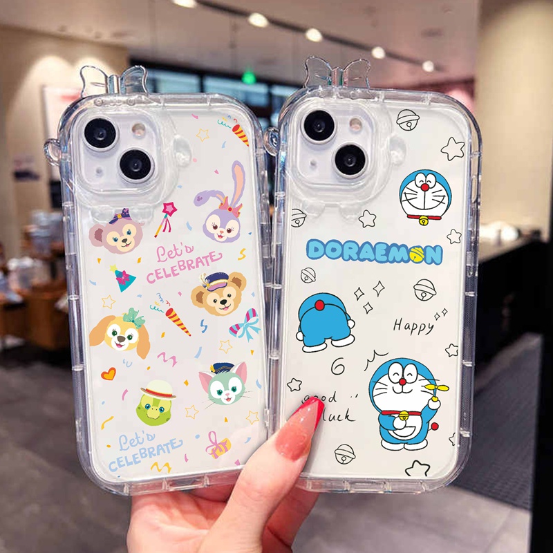 Suntaiho Ốp lưng iphone Ốp Điện Thoại Silicone Mềm Chống Sốc In Hình Doraemon Cho iPhone 14 13 12 11 Pro Max XR Xs Max iPhone 6 6s 7 8 Plus