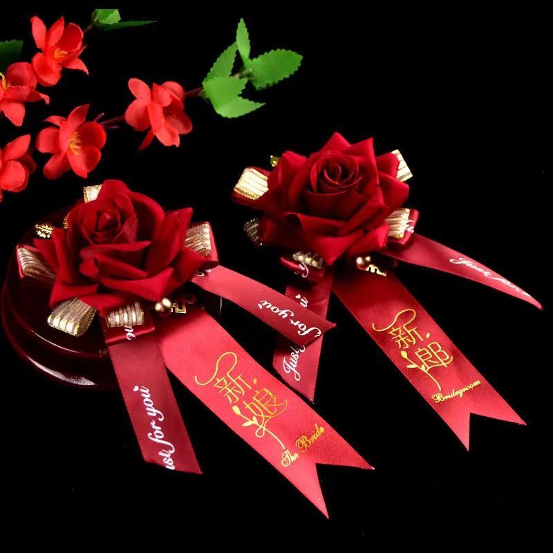 Ghim Cài Áo Hình Cô Dâu Chú Rể VIP Sang Trọng