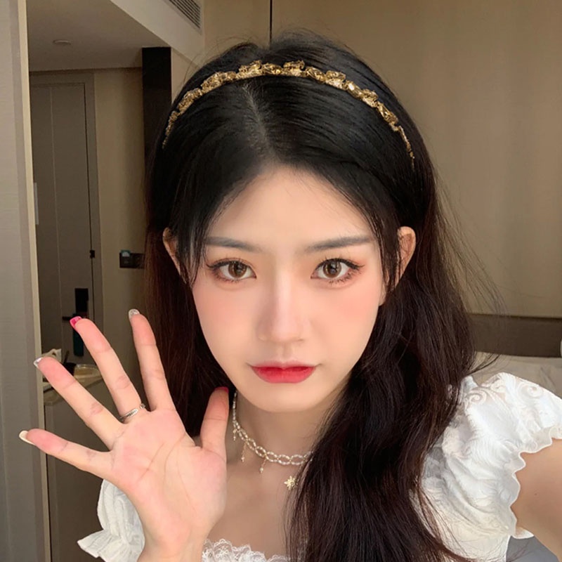 Băng Đô Đính Kim Cương Lấp Lánh Sang Trọng Cho Nữ