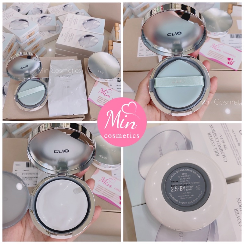 [Mẫu mới- Auth] Phấn nước da mụn nhạy cảm Clio Kill Cover Calming Cushion SPF40 PA++
