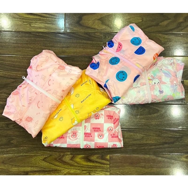 Áo gió 2 lớp Zr cho bé gái