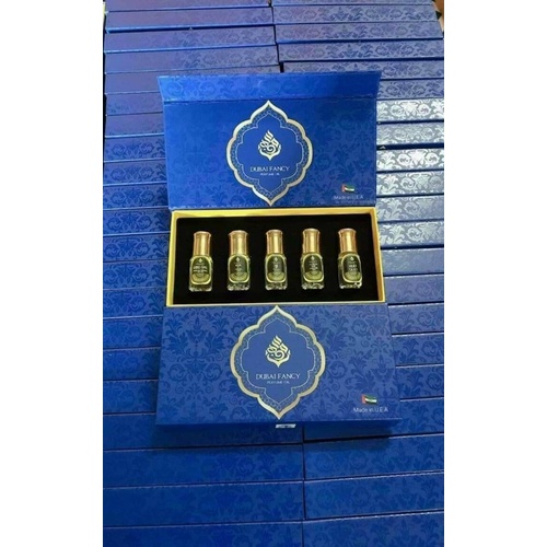 SET TINH DẦU (5 Chai) NƯỚC HOA DUBAI DẠNG LĂN