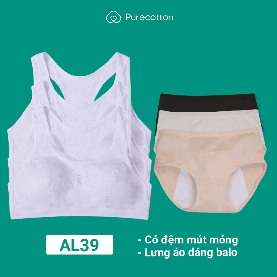 Bộ sưu tập LUNA COMBO áo lót học sinh Purecotton chất liệu cotton cao cấp