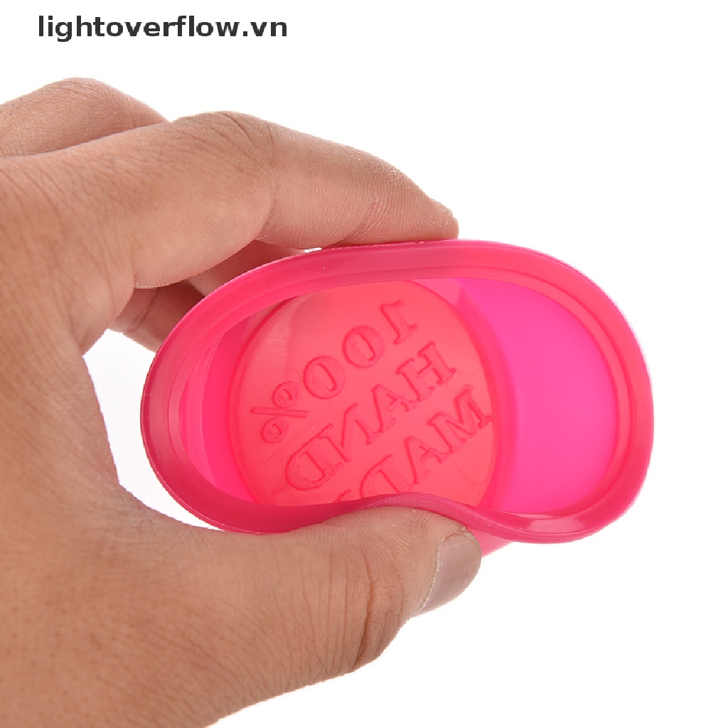 Khuôn Làm Bánh / Xà Phòng Chất Liệu Silicon 100% Hình Tròn DIY