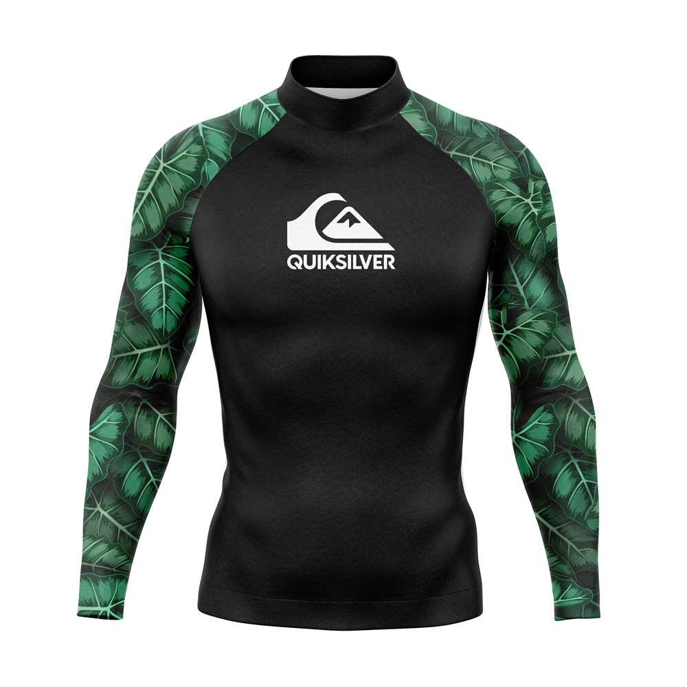 Áo Thun Quiksilver Tay Dài Chống Tia UV Khi Đi Bơi / Lướt Sóng / Lướt Sóng Cho Nam