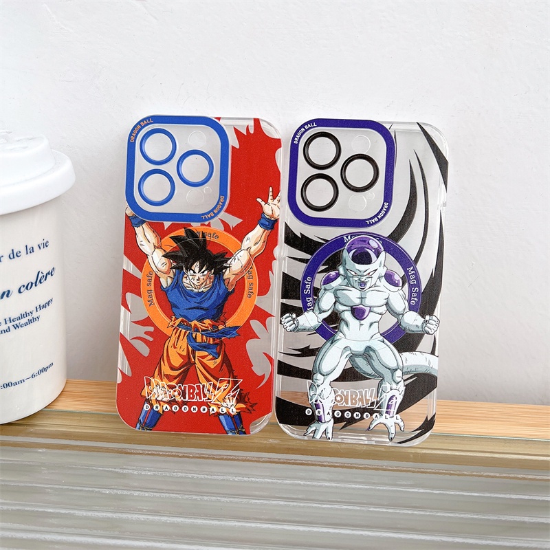 Ốp Điện Thoại iPhone 14 13 12 11 Pro max case ốp lưng điện thoại i phone 14 promax Trong Suốt Từ Tính In Hoạt Hình Dragon Ball Cho ip 14 prm plus 13 12 11 pro max