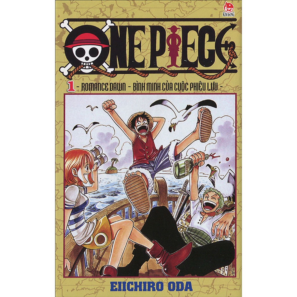 Truyện lẻ - One Piece - Vua Hải Tặc (Kim Đồng, từ tập 1 đến 10, lẻ cuốn tùy chọn)