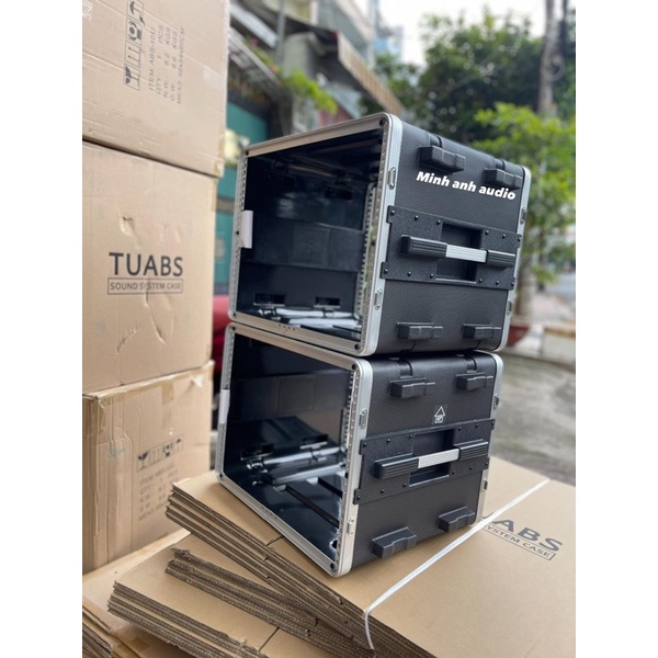 Tủ âm Thanh ABS 8U Đựng thiết bị âm thanh Karaoke, Thiết Bị âm thanh Sự Kiện Chuyên Nghiệp