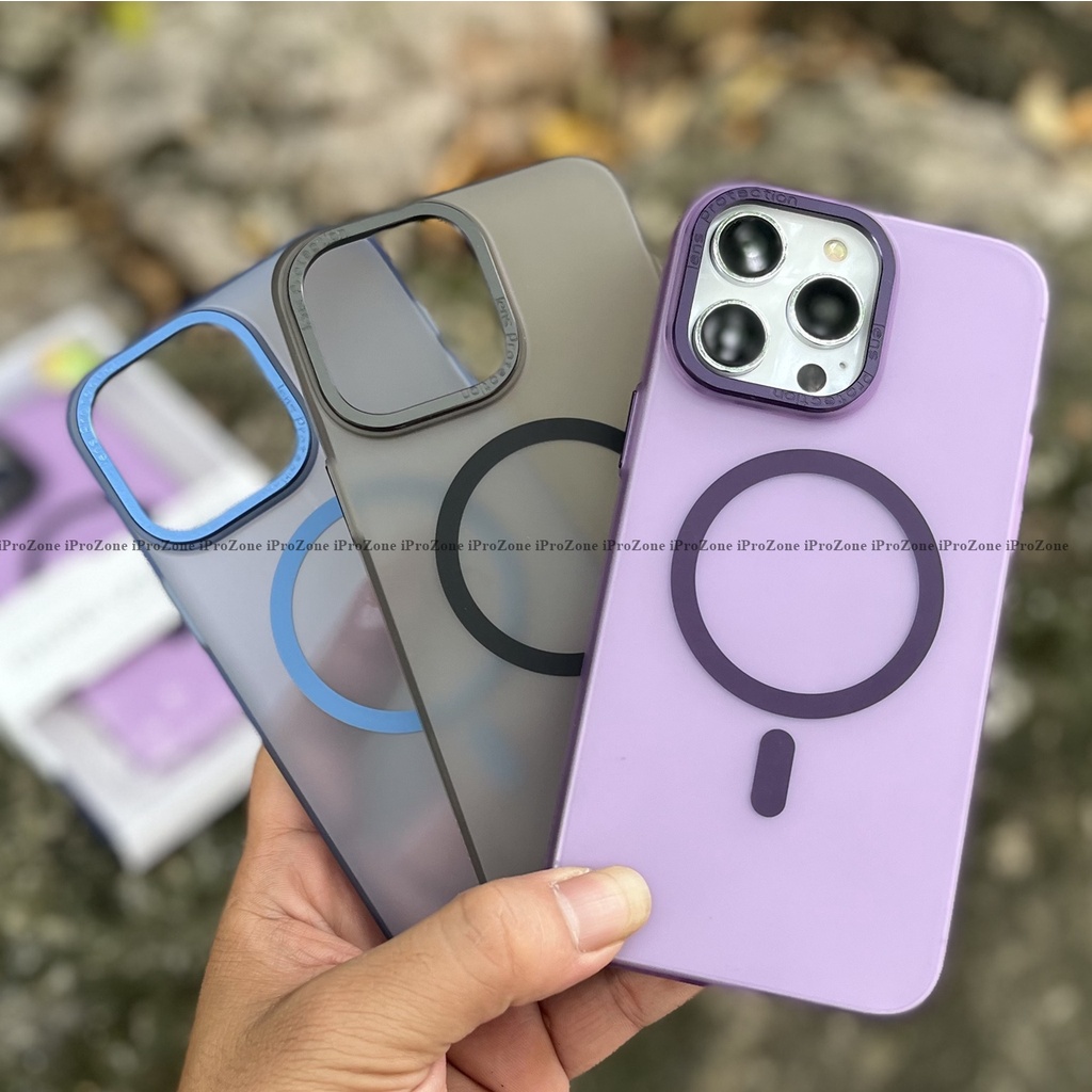 Ốp lưng nhám siêu mỏng WIWU Ultra Thin Slim Magsafe Case cho Smart iPhone 14 Pro Max , 14 Plus . Hỗ trợ sạc không dây