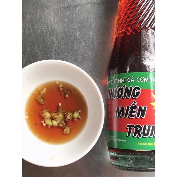 Đặc biệt 40N Nước mắm cá cơm Cà Ná - Hương Miền Trung đậm đà, 6 chai thủy tinh 240ml