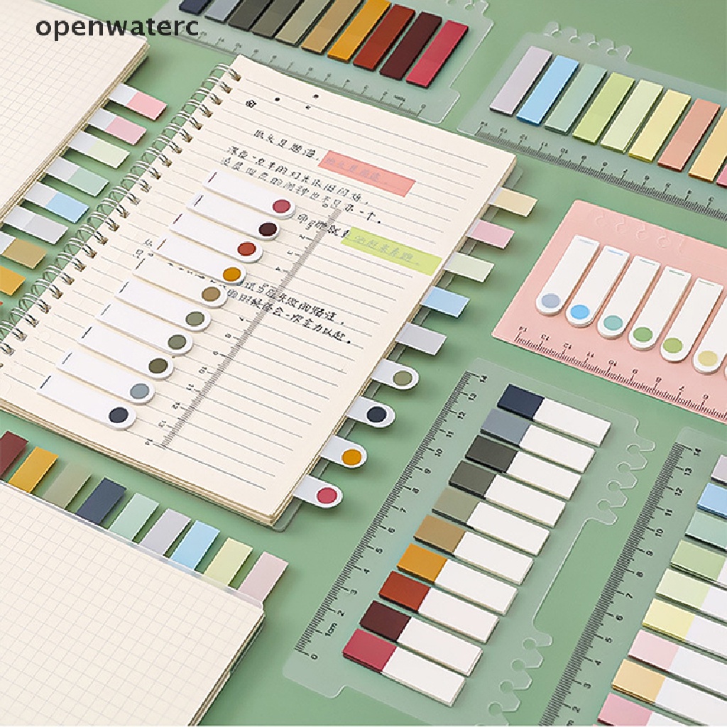 Set 200 Tờ Giấy Ghi Chú Họa Tiết Retro Morandi