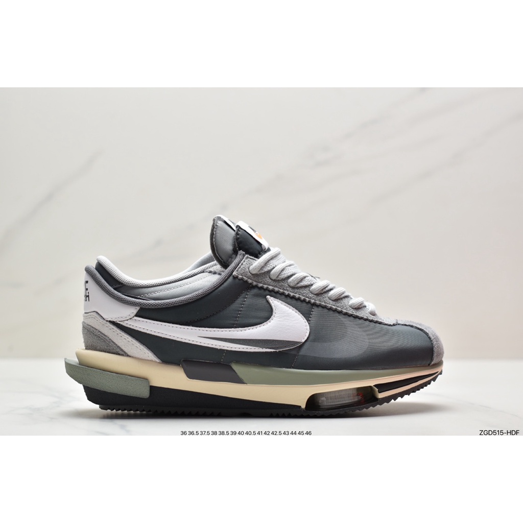 GIÀY SNEAKER MÃ SẢN PHẨM: DQ0581-100PQ_Nike Zoom Cortez SP sacai _FULL BOX_FREE SHIP TOÀN QUỐC