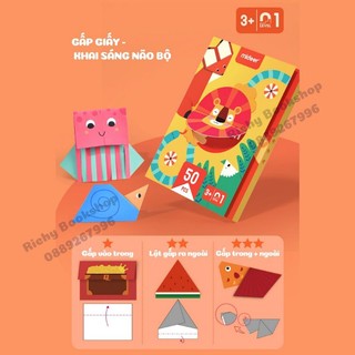 Đồ chơi gấp giấy thủ công Mideer cho bé từ 3+
