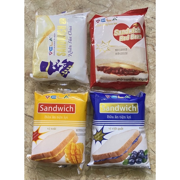Bịch 20 Bánh sanwich nhân sữa chua