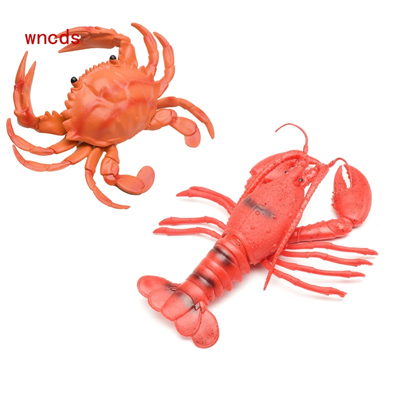 Đồ Chơi Mô Hình Cua Biển Bằng Cao Su Mềm Cho Bé