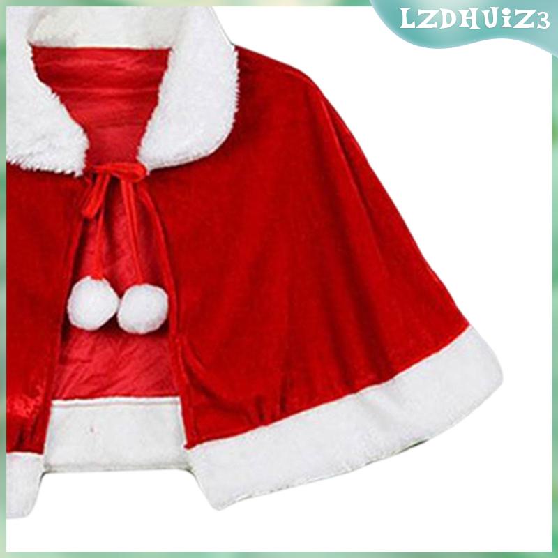 Áo Choàng Nhung Hóa Trang Ông Già Noel / Giáng Sinh lzdhuiz3