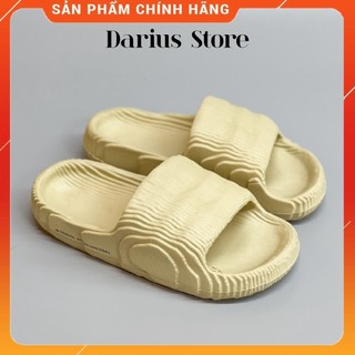 Dép Quai Ngang Nam Nữ Adilette 22 size chuẩn siêu cấp - Dép bánh mì Siêu êm chân - Màu Kem