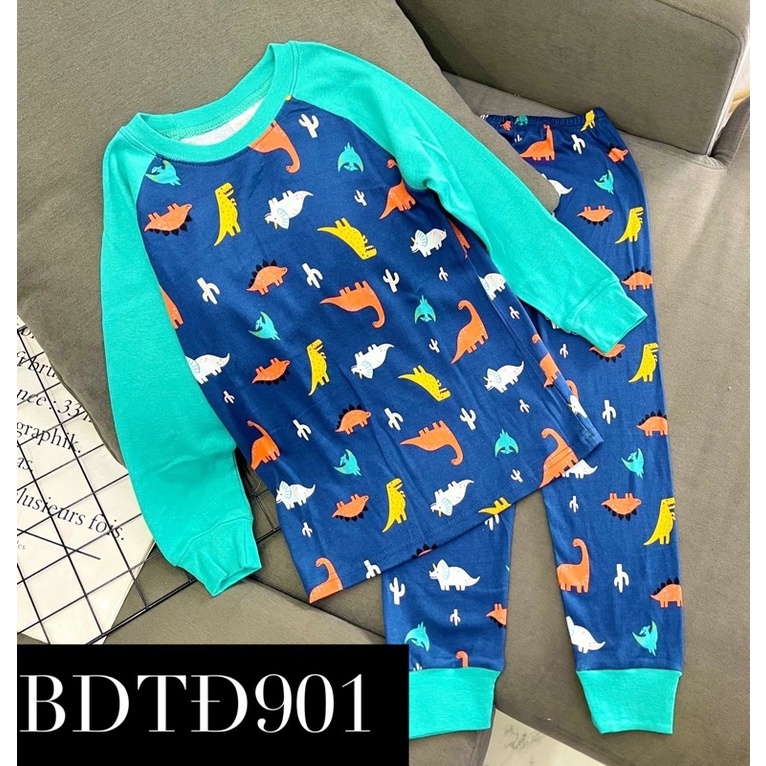 Bộ dài tay size đại thun borip cho bé trai từ 22 đến 40kg - Bộ dài bé trai
