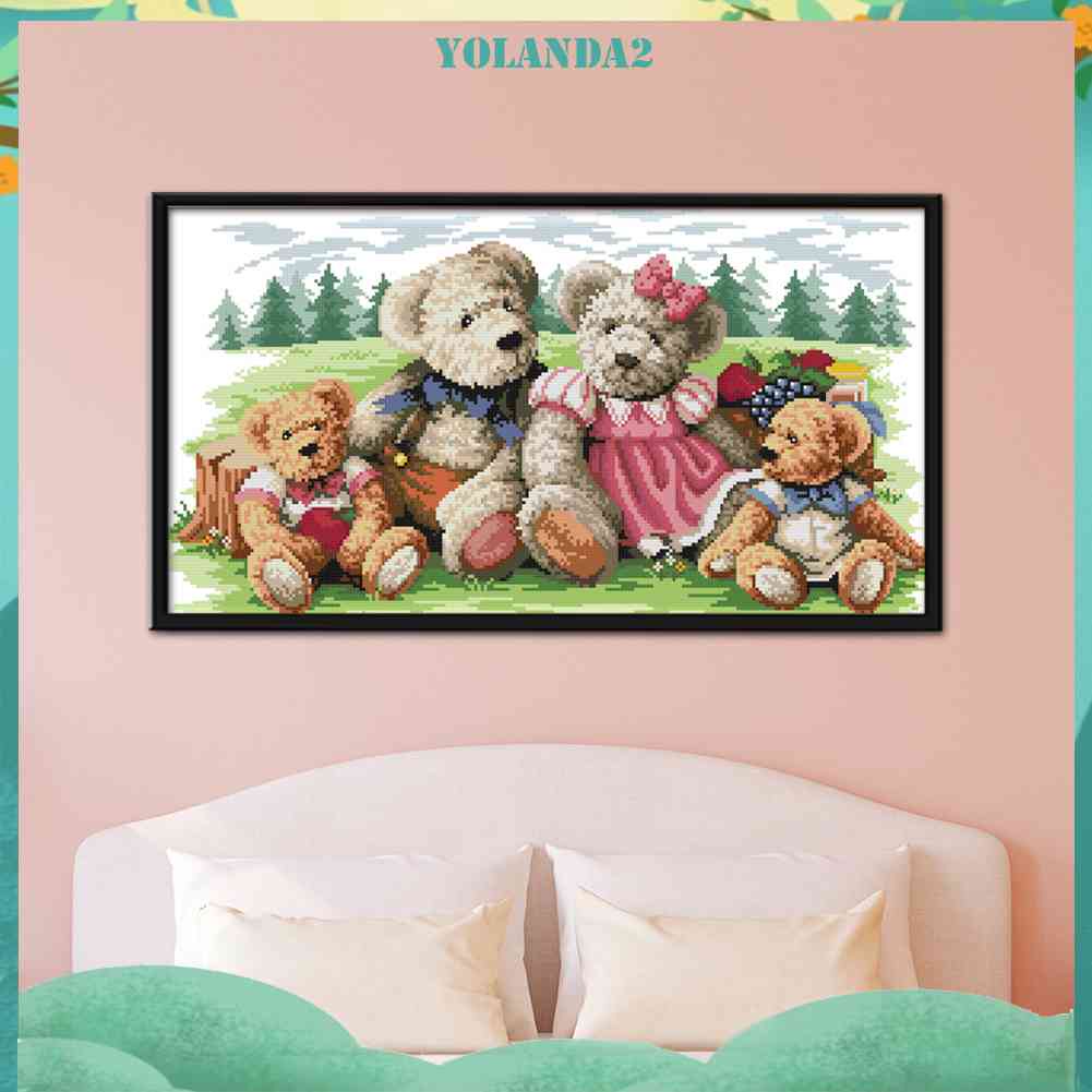 Tranh Thêu Chữ Thập 14CT Họa Tiết Hoạt Hình