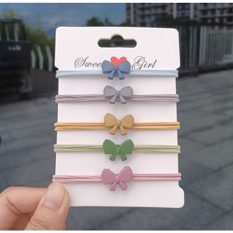 Set 100 dây buộc tóc nhiều mẫu hot trend  -  QUÀ TẶNG KHÁCH HÀNG 1K #1K