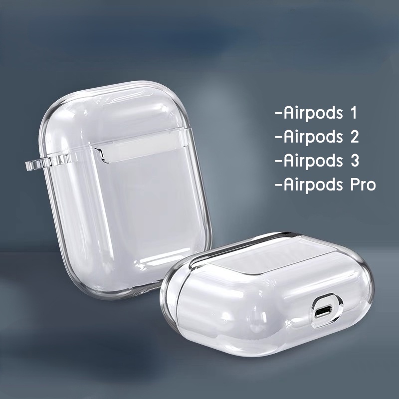 Ốp Case Trong Suốt , Vỏ Bao Đựng Tai Nghe Không Dây Air Pod Pro / Air pod 1 / 3 / 2/Airpods Pro 2 - Giúp Tai Nghe Luôn Như Mới