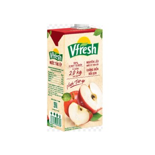 Nước táo ép Vinamilk Vfresh 100% - Hộp 1L