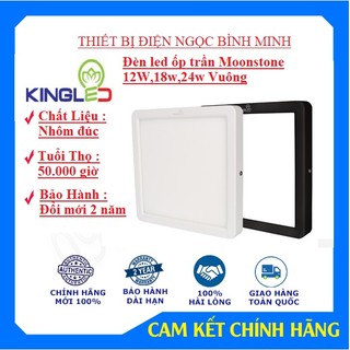 Đèn led ốp trần Moonstone Kingled 12w ,18w,24w vỏ đen-vỏ trắng