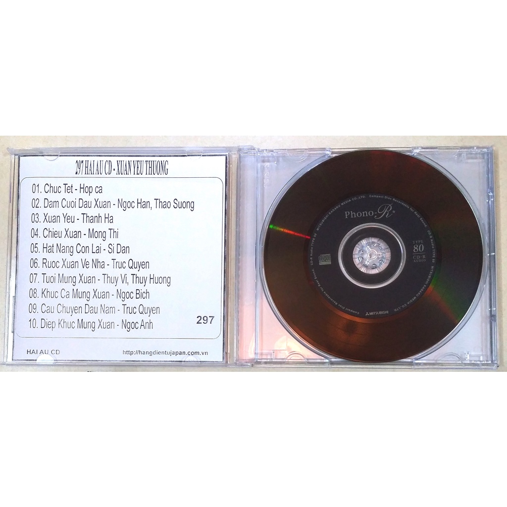 Combo4 gồm 4 Cd nhạc Xuân ( 297-412)