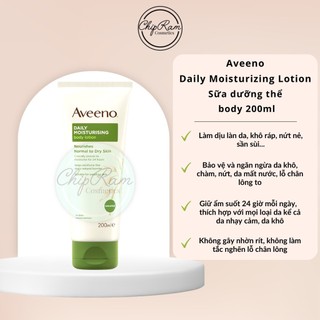 Sữa dưỡng thể aveeno daily moisturising lotion