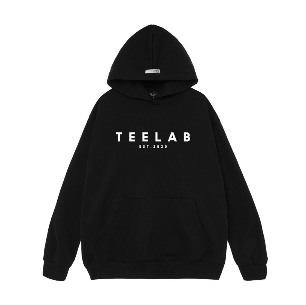 Áo Hoodie Form Rộng Teelab Min Unisex , Áo khoác Sweater Chất Nỉ Dày dặn