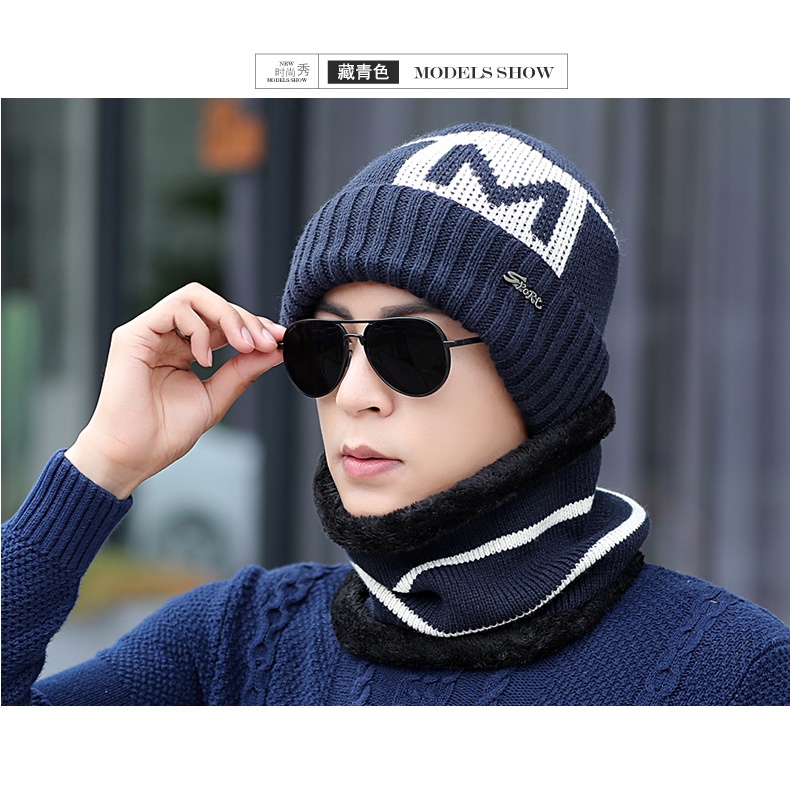 Nón Len Trùm Tai Giữ Ấm Mùa Đông Cho Nam