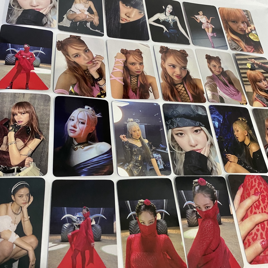 Bộ card bo góc Blackpink MV - pinkvenom