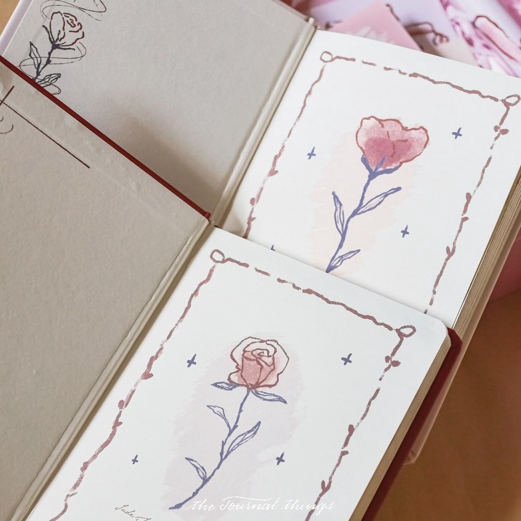 Sổ Journal The Rose Poetry A5