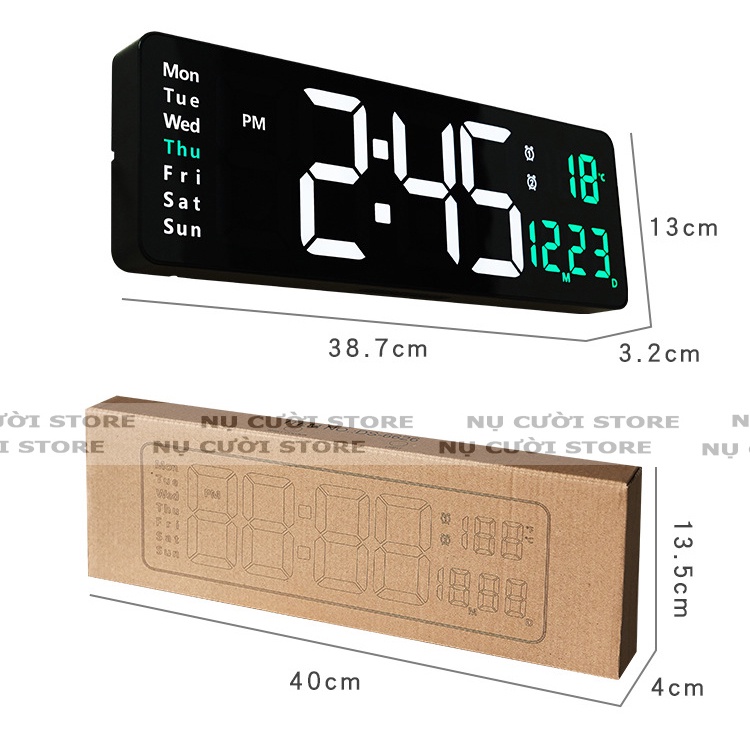 Đồng Hồ Treo Tường Điện Tử; Đồng Hồ Led Decor Để Bàn; Đồng Hồ Báo Thức; Setup Bàn Làm Việc