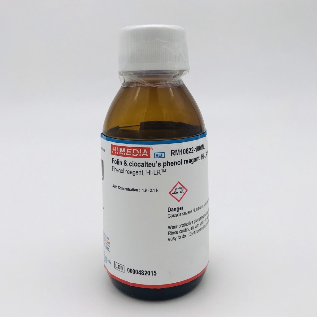 Folin & ciocalteu’s phenol reagent (Nồng độ 2N, Himedia)