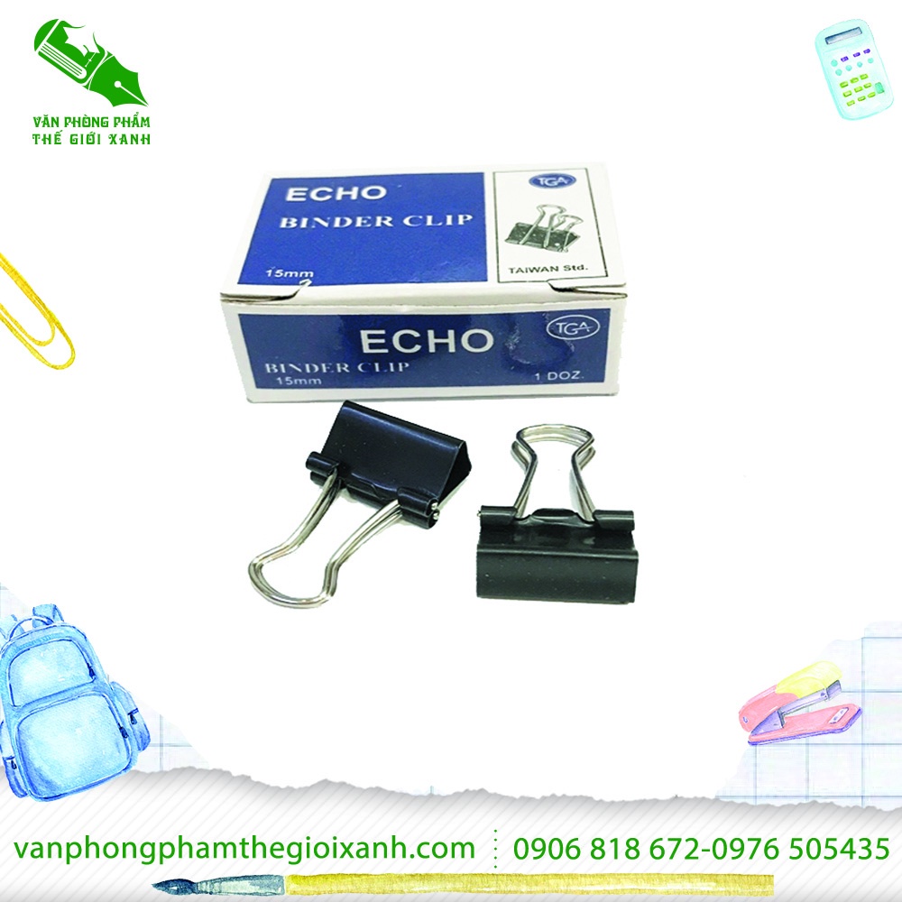 Kẹp bướm đen 15mm, 19mm,25mm,32mm,41mm,51mm