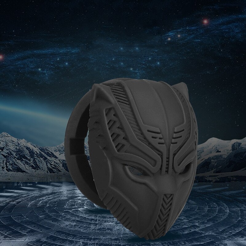 Phụ Kiện Trang Trí Nút Khởi Động Xe Ô Tô Hình Black Panther, Chất Liệu Nhẹ, Tiện Lợi (5x4cm)