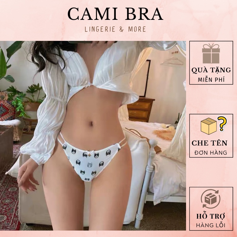 Quần lót lọt khe phối dây cao cấp Norin, tôn dáng ôm mông sexy quyến rũ C10