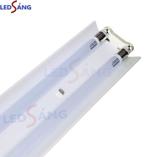 Máng đèn led t8 ledsang 1.2m chóa đôi ms-c2-120 - máng đèn 1.2m