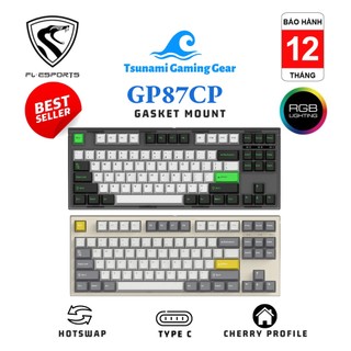 Bàn phím cơ FL-Esports GP87CP RGB/ Hotswap/ Gasket Mount/ Gateron Pro switch/ BH 12 tháng