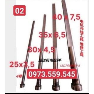 Dụng cụ đục rãnh động cơ có tay cầm 4 cây