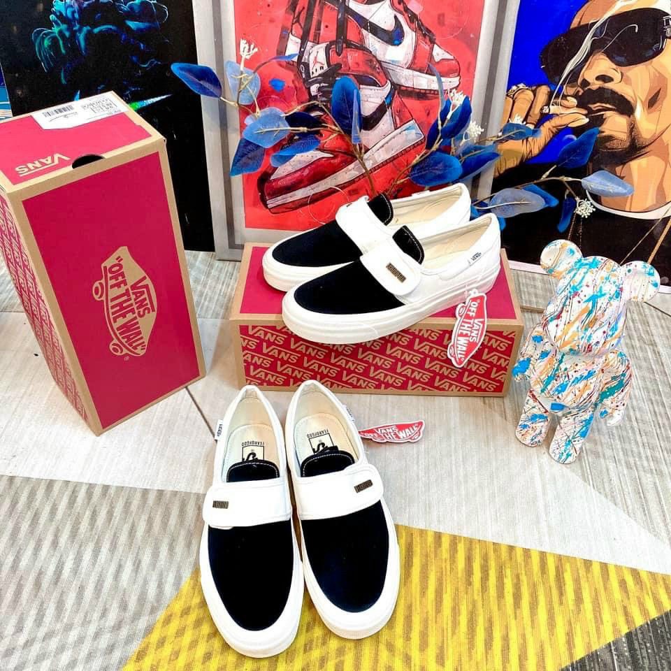 Giày thể thao nam nữ Vans F.O.G Black and White hot trend 2022, hàng đẹp mẫu mới lót da