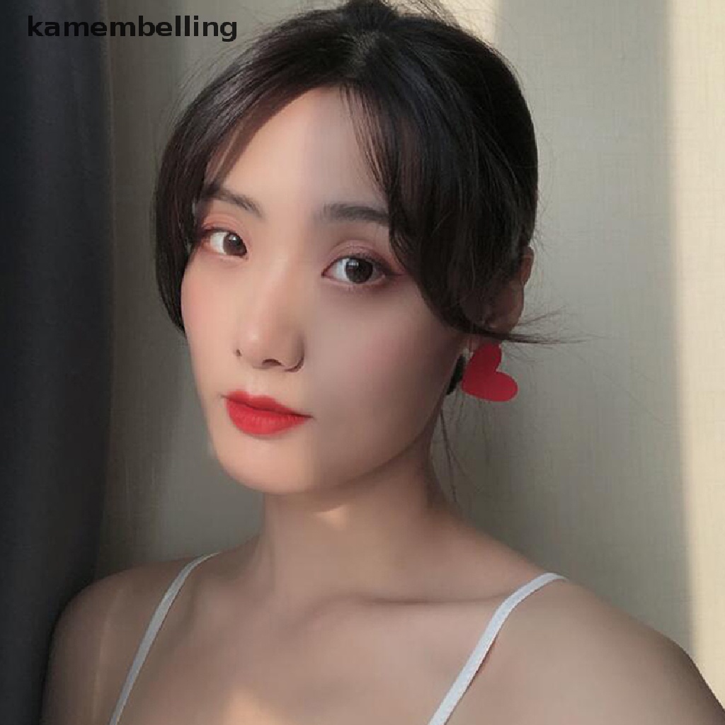 Đôi Khuyên Tai Nơ / Trái Tim Đỏ Thời Trang Cho Nữ