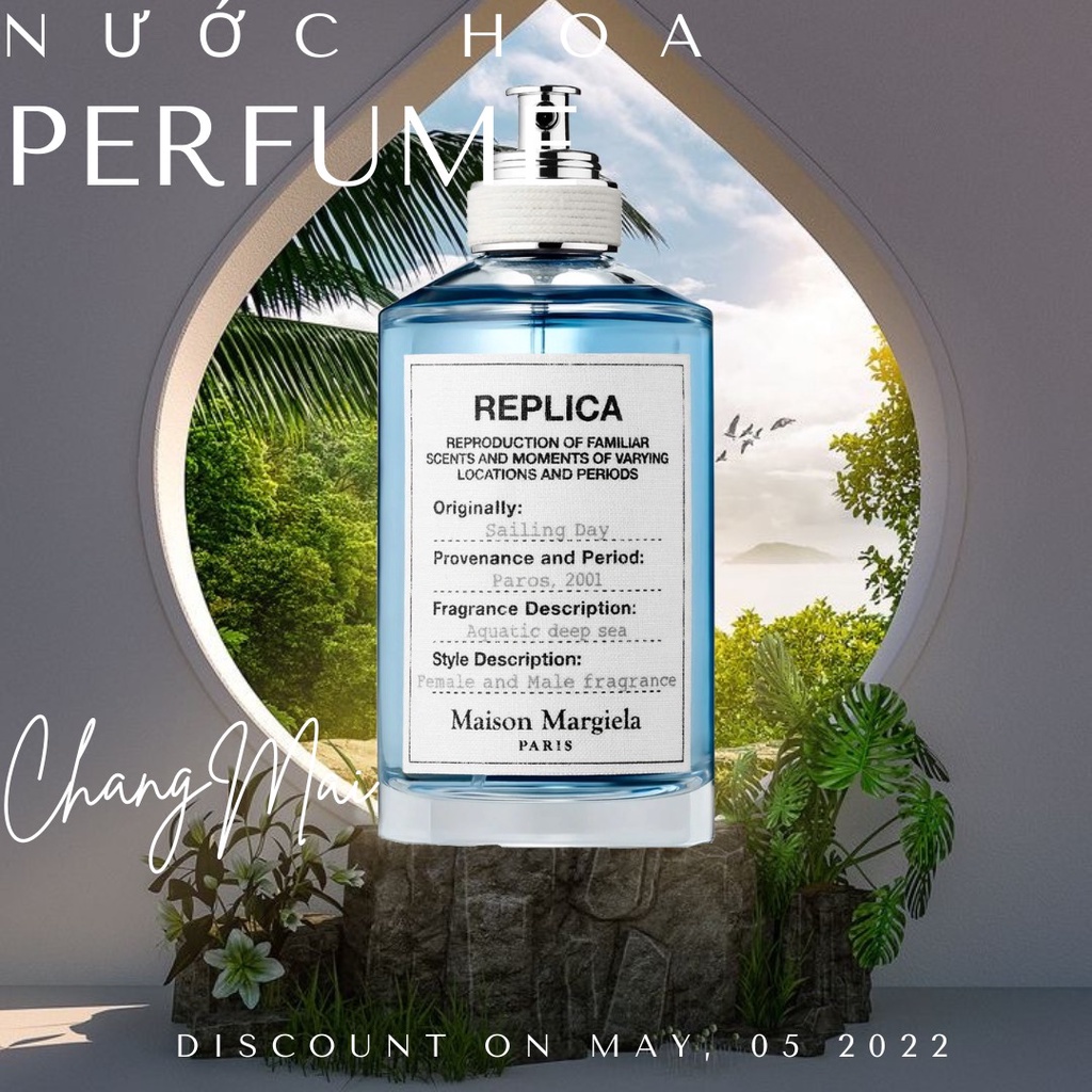 Mẫu thử Unisex Nước hoa Replica Sailing Day EDT Spray / Chuẩn authentic