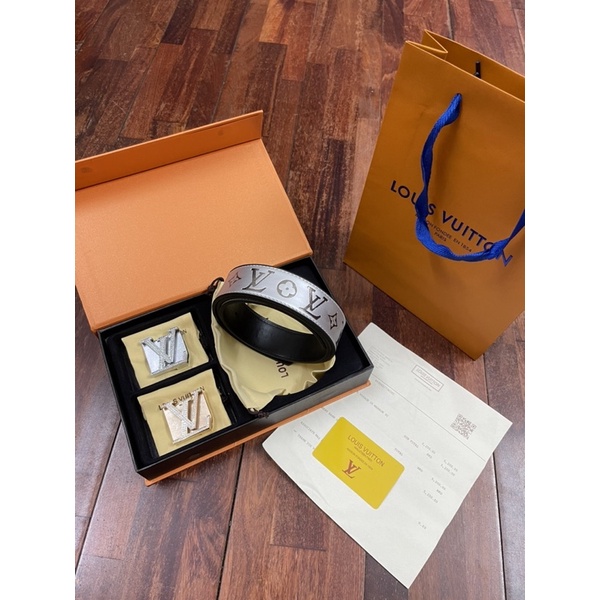Thắt lưng da, dây lưng nam Louis VT 2 mặt khóa bản đẹp hàng Super Fullbox thẻ bill túi vải túi giấy.[BẢO HÀNH DA]