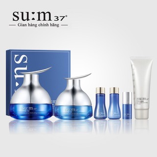 Bộ kem cấp ẩm Su:m37 Water-full Time Leap Moisturizing Cream Special Set - Set kem dưỡng ẩm Sum; Kem cấp ẩm sum xanh